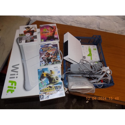 305 - Wii Console, Games and Accessories w/o