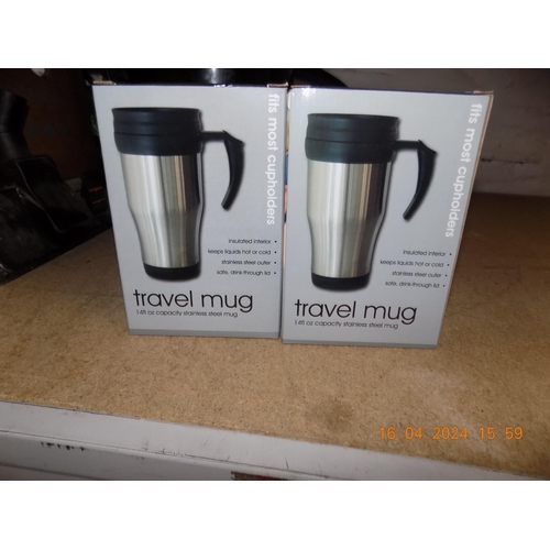 151 - 2 New Travel Mugs