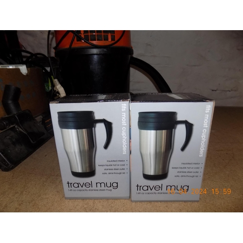 153 - 2 New Travel Mugs