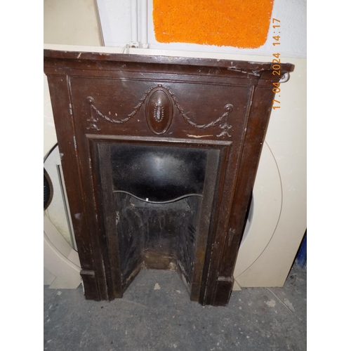 193 - Cast Iron Fireplace