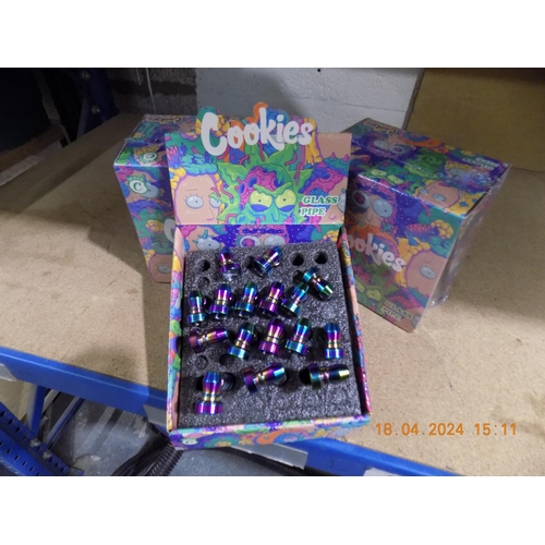 282 - 3 Boxes of Glass Pipes