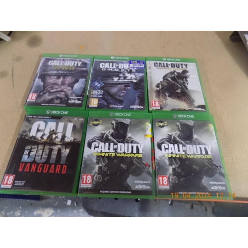 332 - Selection of Call of Duty Xbox One Games