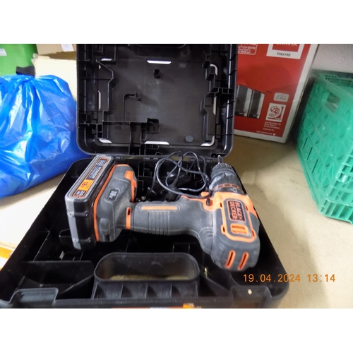 387 - Black & Decker 2 Speed Hammer Drill