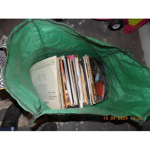 398 - Large Garden Sack of Vinyls