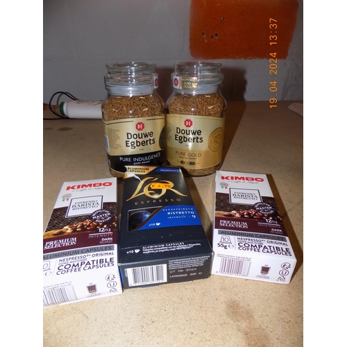 402 - 2 Jars of Douwe Egberts and Coffee Pods