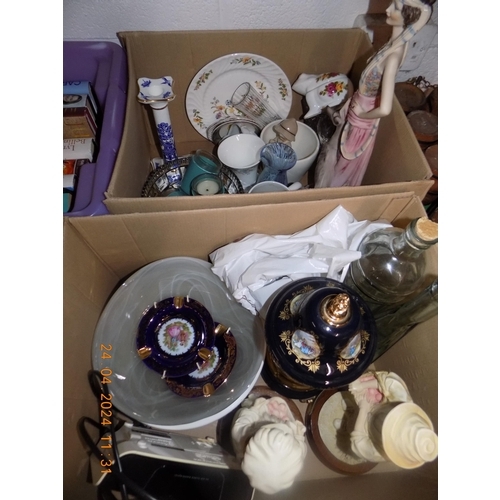 78 - 2 Boxes of Mixed Collectable Pottery etc