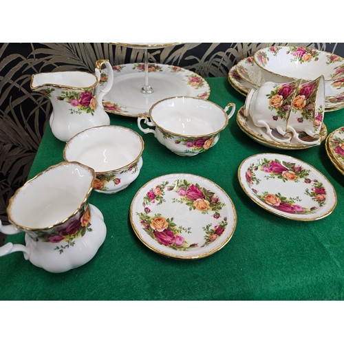 43 - Selection of Royal Albert Old Country Rose inc Cake Stand