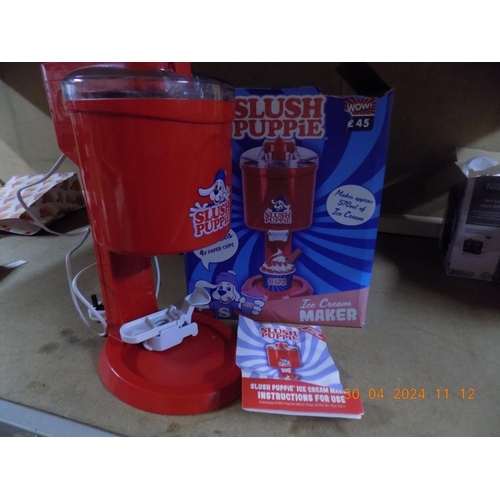 13 - Boxed Slush Puppie Ice Cream Maker w/o