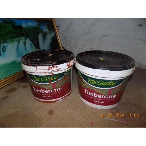 171 - 2 Tubs of Timber Care Red Cedar 5lts