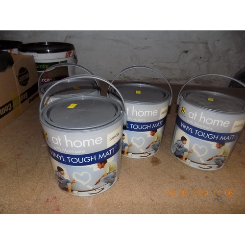 172 - 4 Tubs of Vinyl Matt in Daffodil 2.5lts