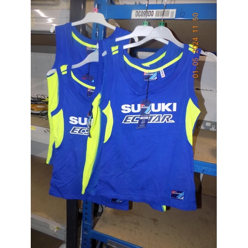 203 - 4 Suzuki Racing Tank Tops Sizes XS, S and M