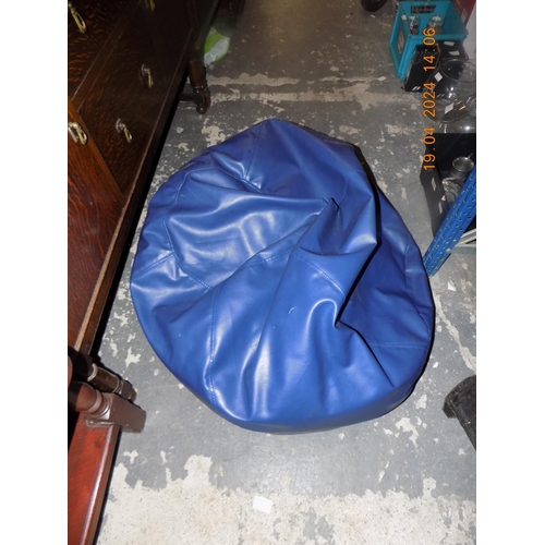 232 - Leather Bean Bag