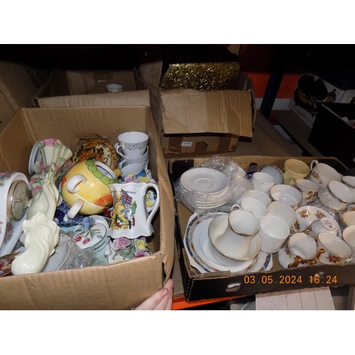 450 - 2 Boxes of Mixed Pottery