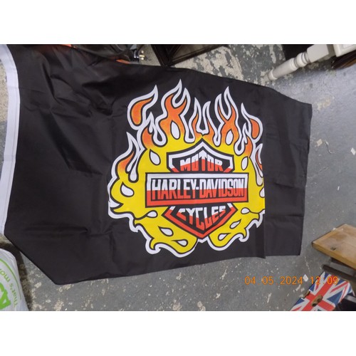 470 - Harley Davidson Flag