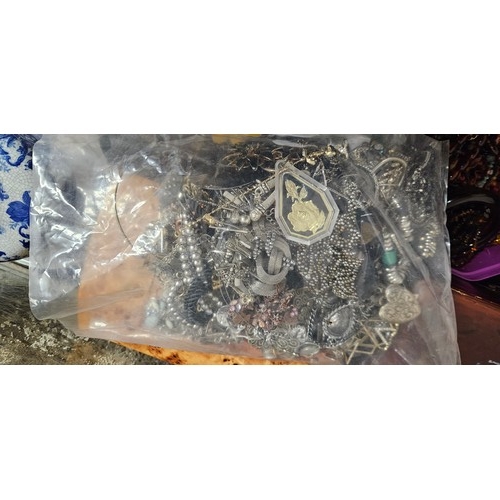 588 - Bag of Costume Jewellery