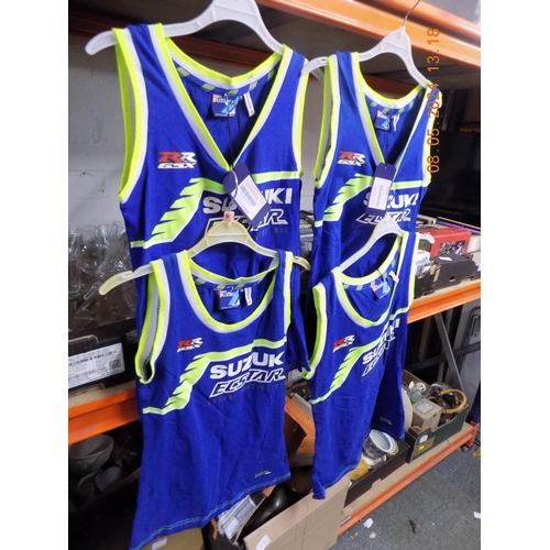 212 - 4 Suzuki Racing Tank Tops Various Sizes