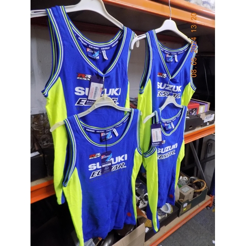 214 - 4 Suzuki Racing Tank Tops Size L