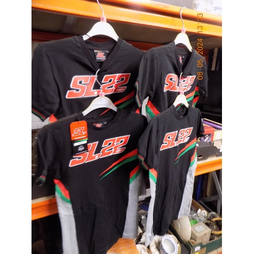 217 - 4 Official Sam Lowes 22 Sports Tops Size M