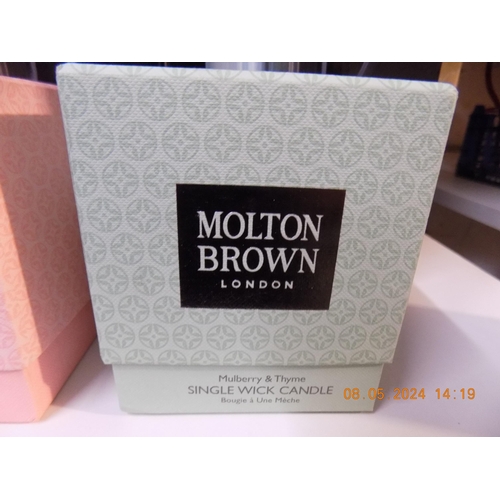 234 - Small Molton Brown Candle Mulberry and Thyme