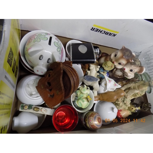 304 - Box of Mixed Pottery