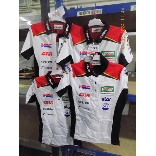 175 - 8 Official LCR Honda Team Polo Shirts Size S