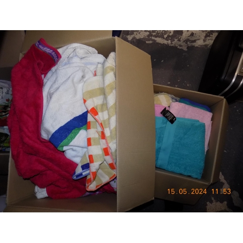 120 - 2 Boxes of Towels