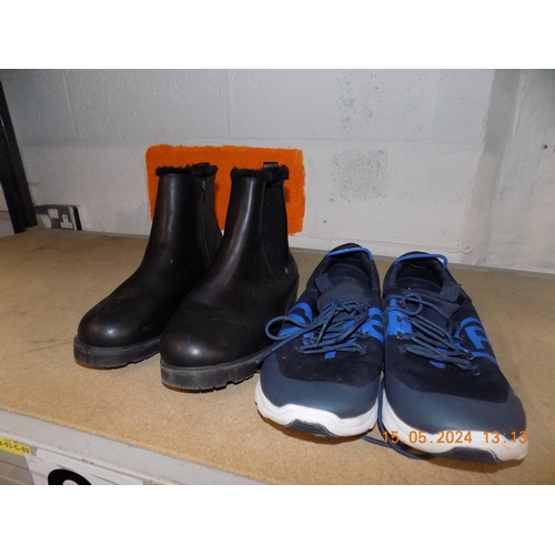 150 - Pair of Super Dry Trainers and Pair of Men's Boots both Size 9