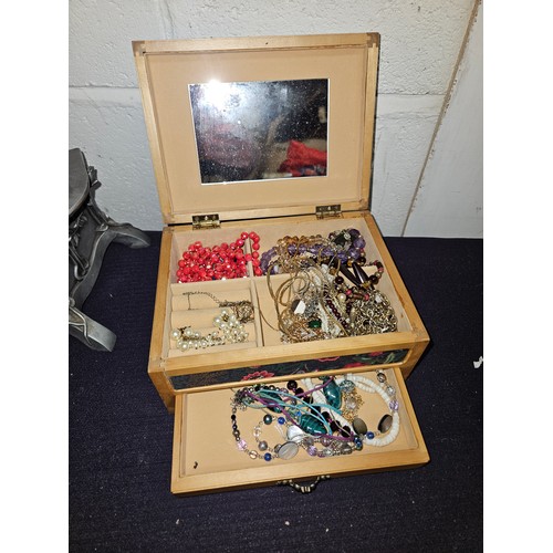 578 - Jewellery Box and Contents