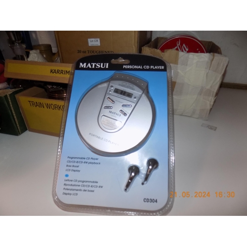 131 - Matsui portable CD Player - Sealed