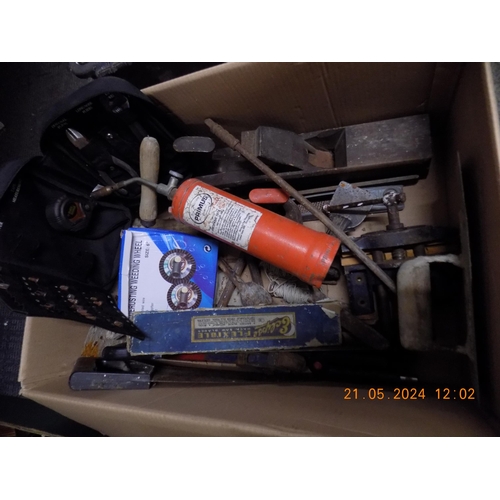 29 - Box of Tools. Inc Vintage Plane