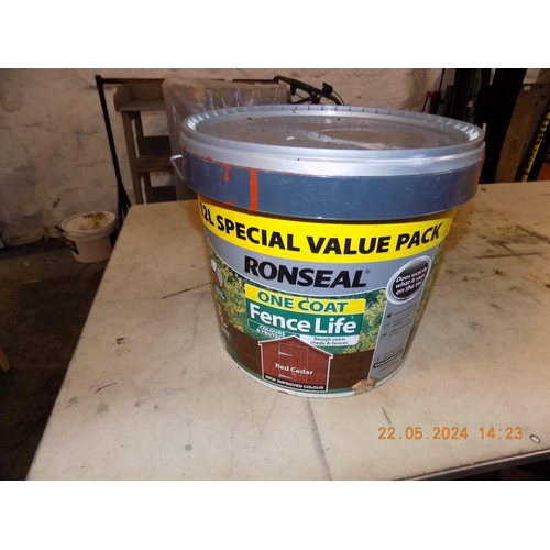 292 - 12l Tub of Ronseal Red Cedar