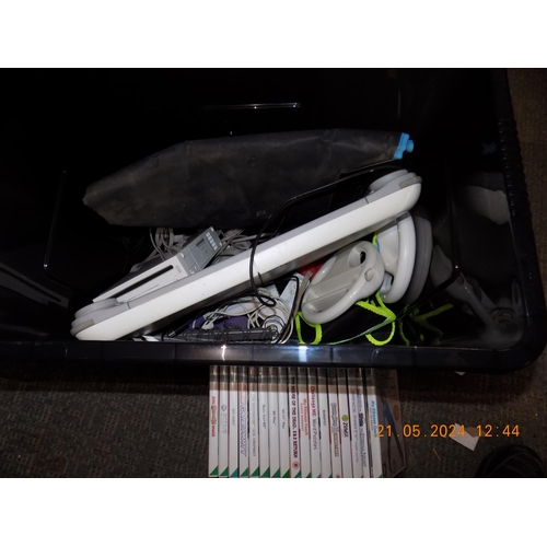 46 - Wii Console, Board and Games. Inc Accessories