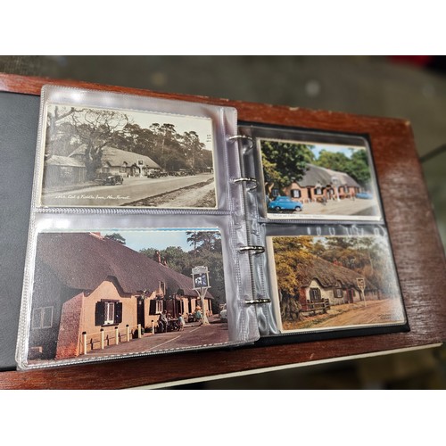 577 - Small Modern Postcard Album Full of 130+ Vintage and Modern Postcards of mainly Bournemouth, Hampshi... 