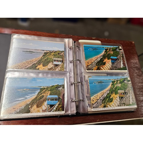 577 - Small Modern Postcard Album Full of 130+ Vintage and Modern Postcards of mainly Bournemouth, Hampshi... 