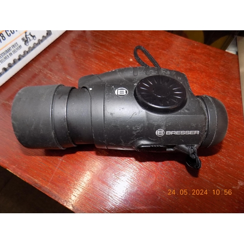 399 - Bresser 5x50 Digital Night Vision Monocular Scope with Strap