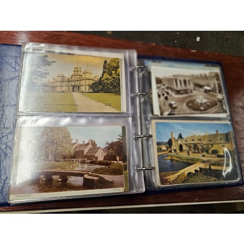 579 - Small Modern Postcard Album Full of 100 Vintage and Modern Postcards. Mainly of Devon and Cornwall. ... 