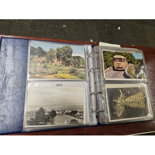 579 - Small Modern Postcard Album Full of 100 Vintage and Modern Postcards. Mainly of Devon and Cornwall. ... 