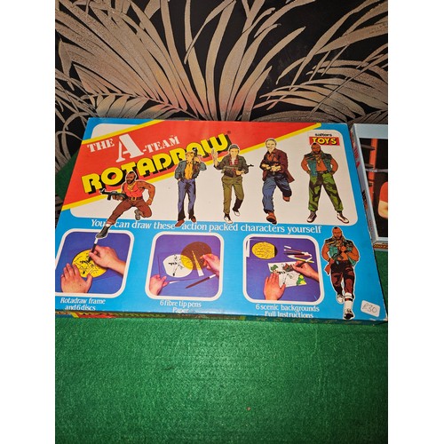 373 - The-A-Team Jigsaw and 1983 Rotadraw by Salters Toys