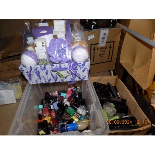 90 - Selection of Toiletries inc Nail Varnish