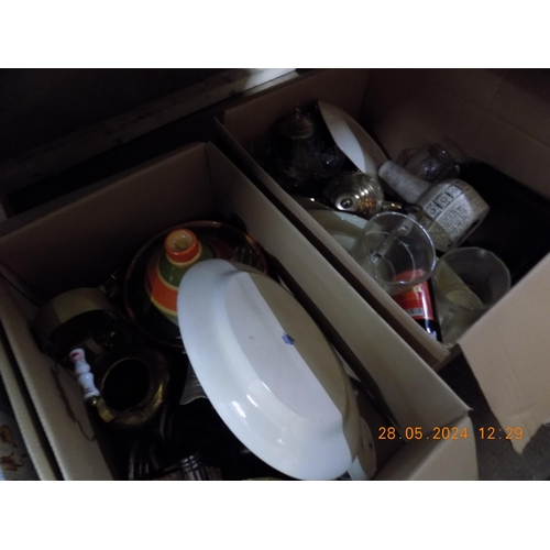 97 - 2 Boxes of Mixed Pottery