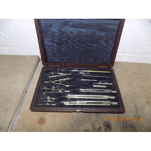 44 - Cased Drawing Instruments