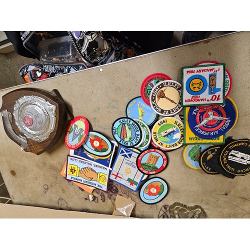 643 - Selection of Walking Patches and Trophy