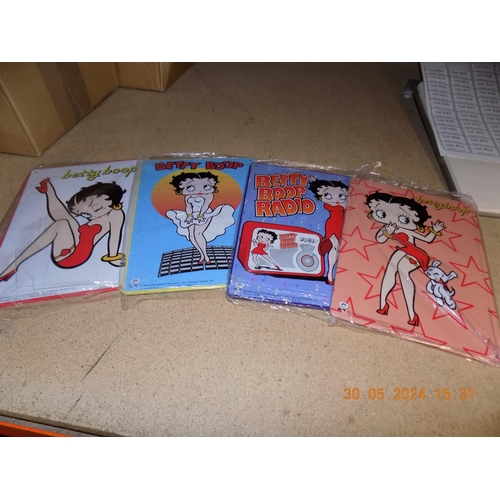 73 - 4 Betty Boop Plaques