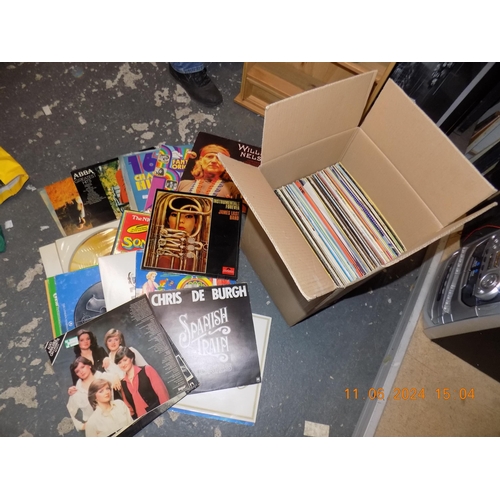 134 - Large Box of Vinyl LP's