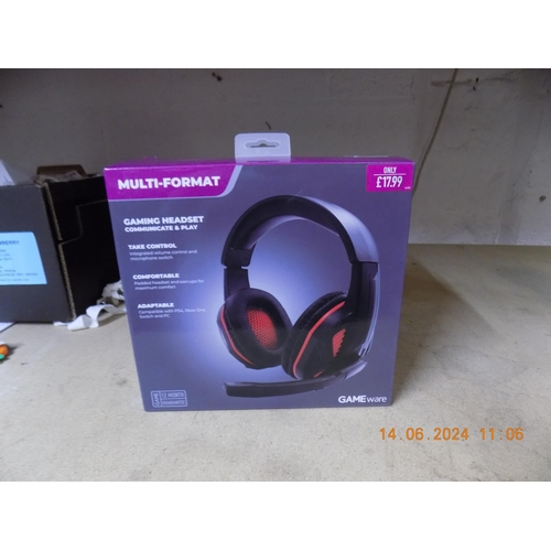 103 - Boxed Game Ware Gaming Headset