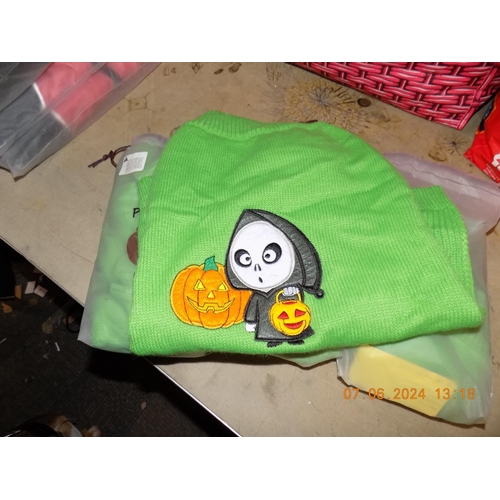 116 - 4 Halloween Dog Coats