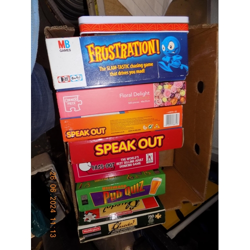 242 - Box of Games etc. Inc Pub Quiz