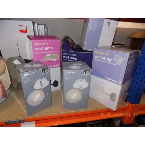 316 - Selection of Wall & Ceiling Lights