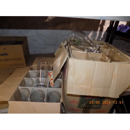 97 - 2 Boxes of Pub Glasses