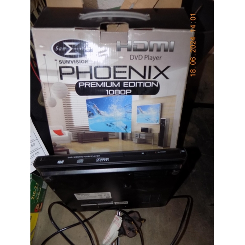 37 - Boxed Phoenix DVD Player and Durabrand DVD Player